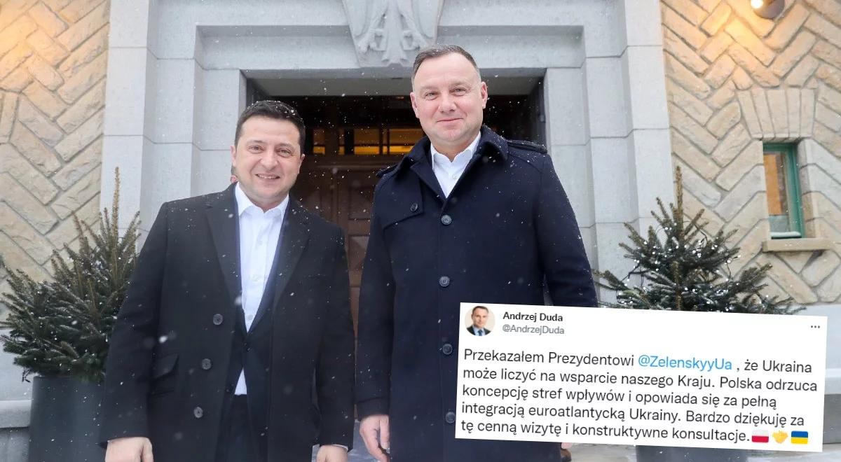 Sytuacja na Wschodzie. Andrzej Duda do prezydenta Ukrainy: możecie liczyć na wsparcie Polski