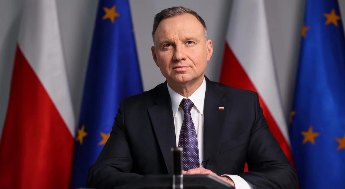 "Wymierzanie sprawiedliwości już się rozpoczęło". Prezydent Duda zaapelował o osądzenie rosyjskich zbrodni