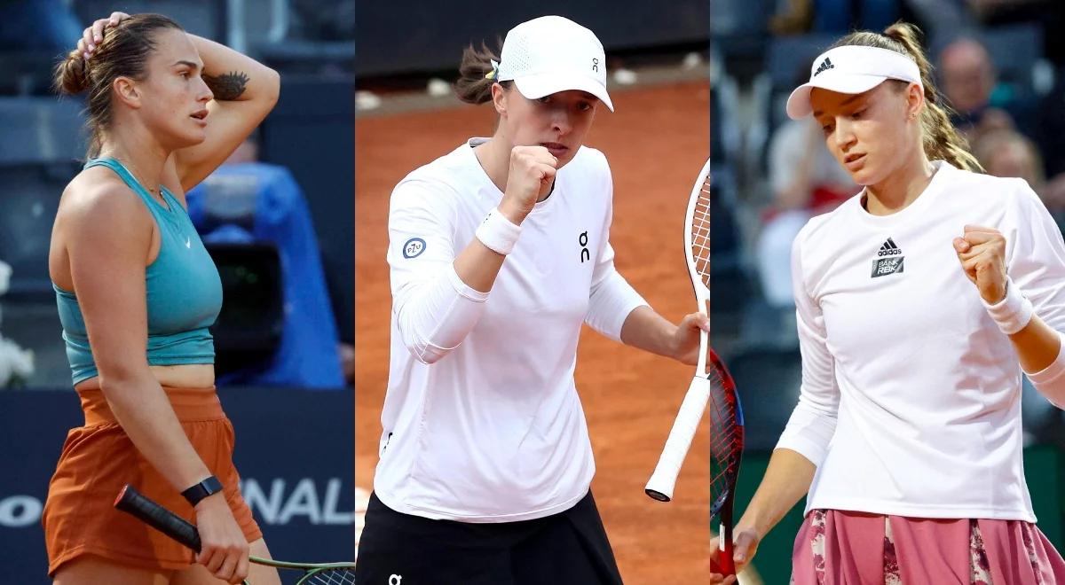 Roland Garros: Świątek, Sabalenka i Rybakina - kto zwycięży? Media: Polka najbardziej konsekwentną zawodniczką