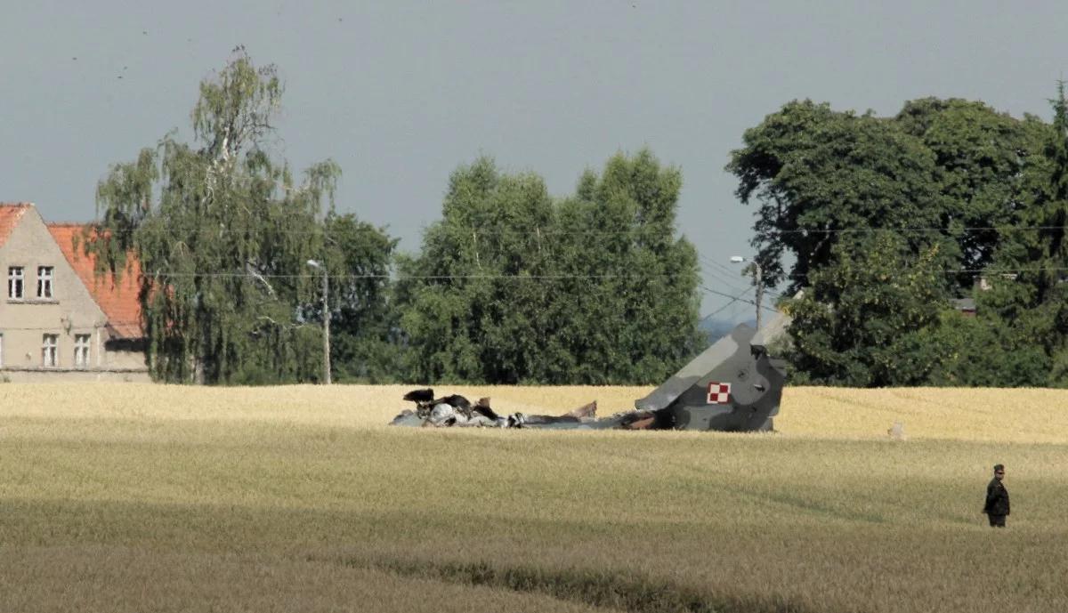 Wypadek samolotu wojskowego MiG-29. Pilot nie przeżył
