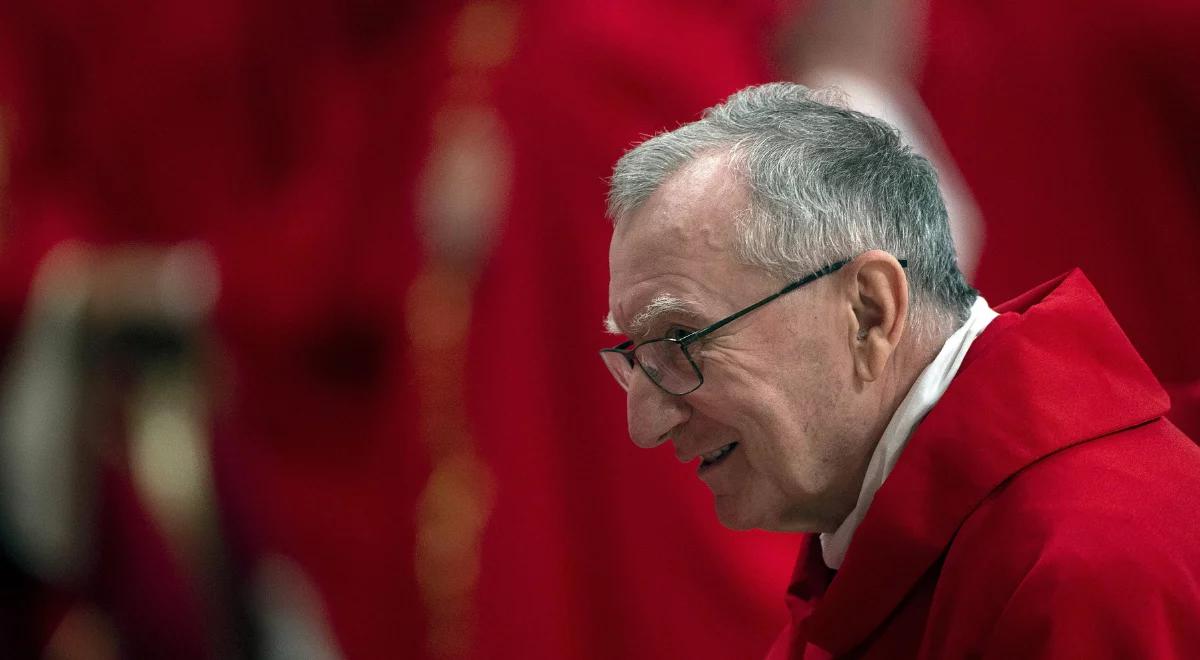 Fake news o kard. Parolinie tuż przed konklawe. "Próba wpłynięcia na wybór papieża"
