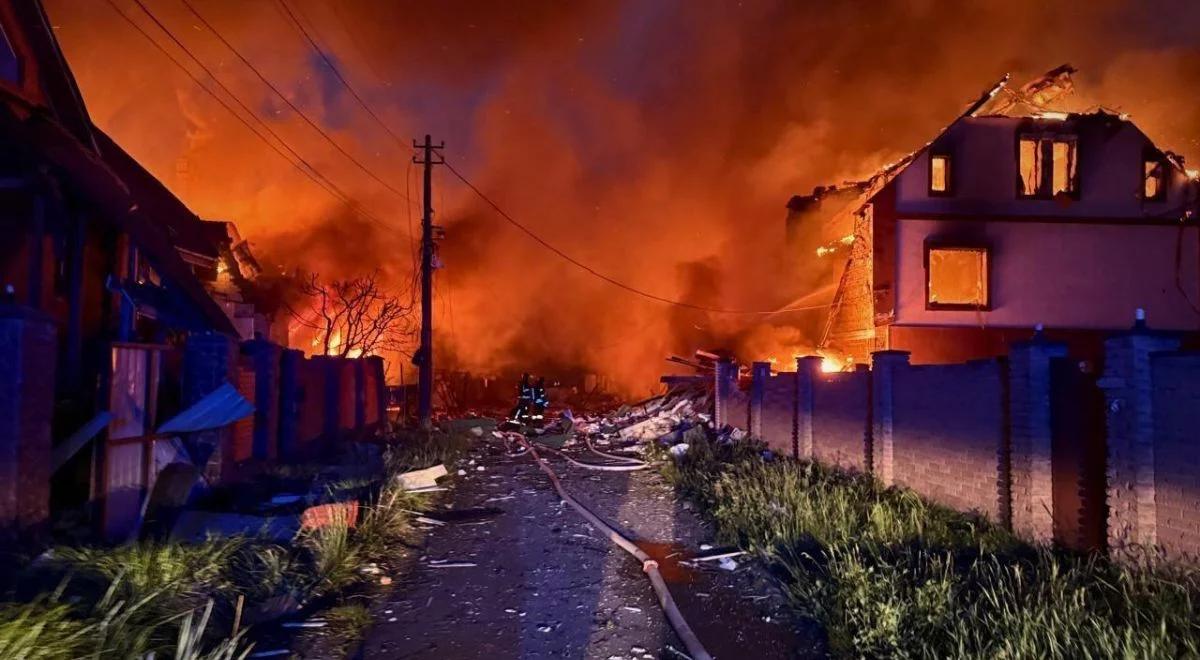 Rosja zaatakowała Ukrainę 367 razy w jedną noc. "Bez presji nic się nie zmieni"
