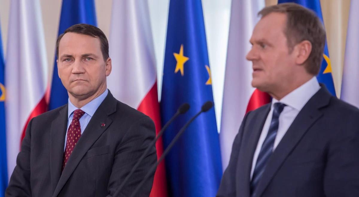 Sikorski miał "poważną rozmowę" z Tuskiem. Kary nie będzie