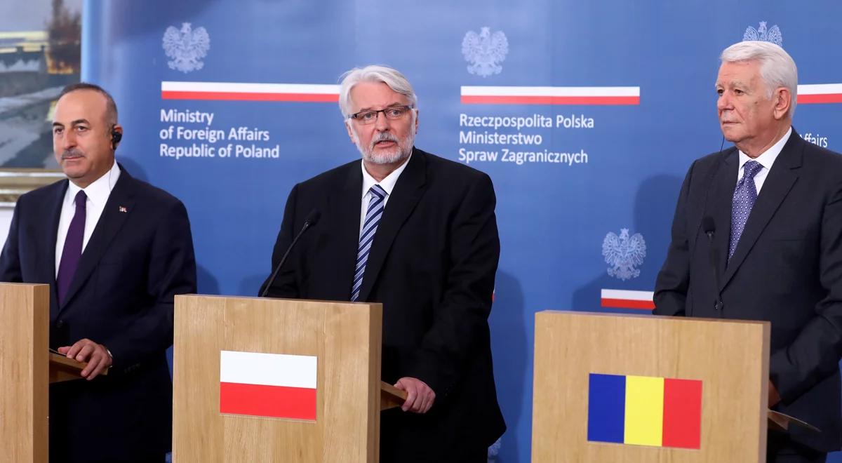 Szef MSZ: Polska, Rumunia i Turcja mogą być wzorem współpracy w ramach NATO
