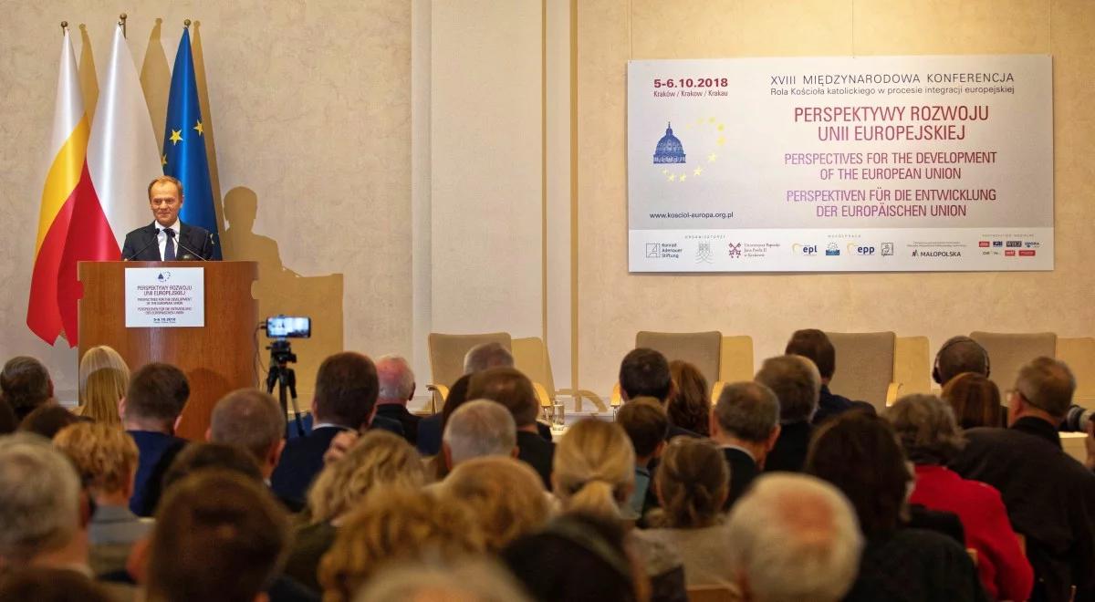 Donald Tusk w Krakowie: różnice w polskiej polityce są nie do pogodzenia