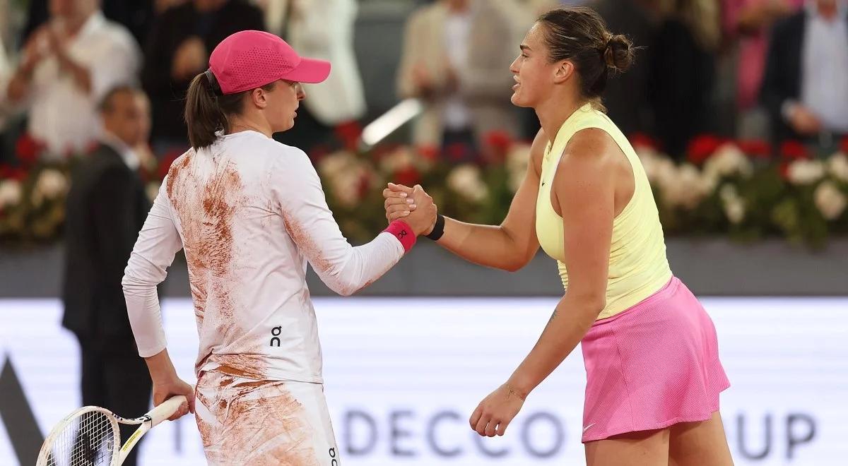 WTA Rzym. Iga Świątek - Aryna Sabalenka. Polka zagra o 21. tytuł w karierze