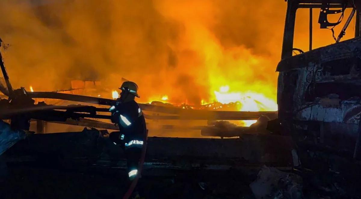 Ukraina: Rosjanie zaatakowali jeden z głównych portów zbożowych