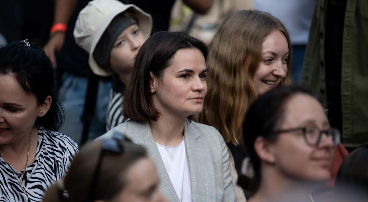 Dzień Solidarności z Białorusią. Cichanouska tłumaczy, jak można pomóc: ważne jest wsparcie każdego z nas