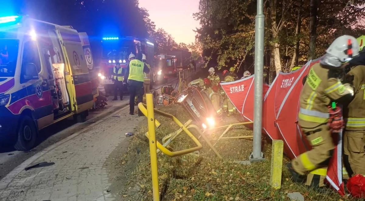 Celiny. Zderzenie auta osobowego z ciężarówką. Zginęły trzy osoby