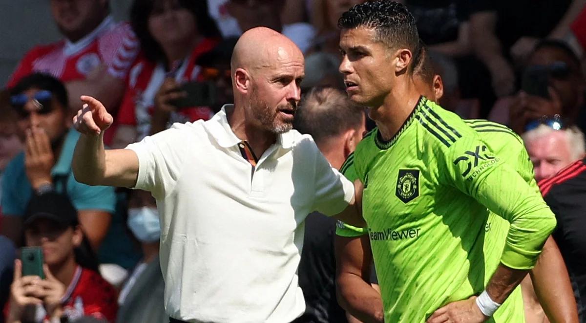 Premier League: dlaczego Cristiano Ronaldo został zawieszony? Erik ten Hag tłumaczy swoją decyzję