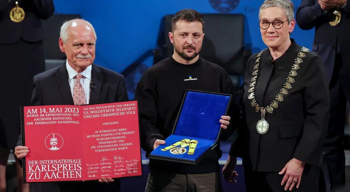 "Świat w powiększeniu". Prof. Gil o wyróżnieniu Zełenskiego nagrodą Karola Wielkiego
