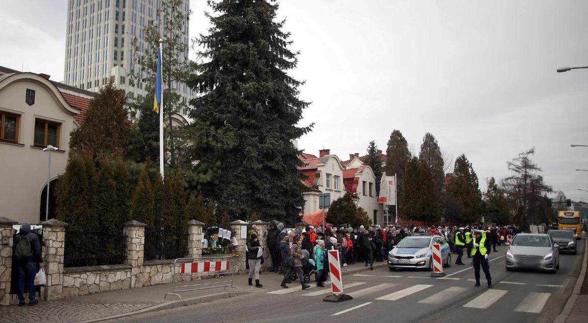 Kraków: mężczyzna podpalił się przed konsulatem Ukrainy