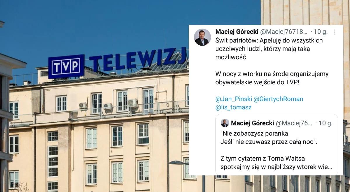 Wykładowca UW wezwał do "obywatelskiego wejścia" do TVP