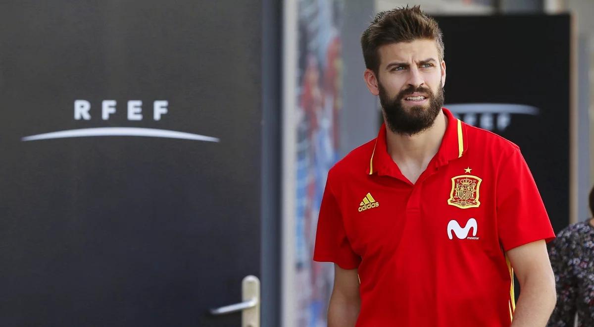 Rosja 2018: Gerard Pique nie chce rezygnować z gry w kadrze Hiszpanii