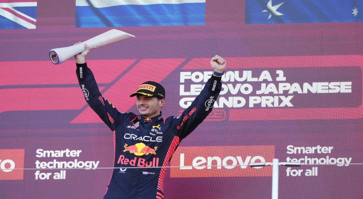 Formuła 1: Max Verstappen najszybszy w Japonii. Red Bull jest już pewny mistrzostwa 