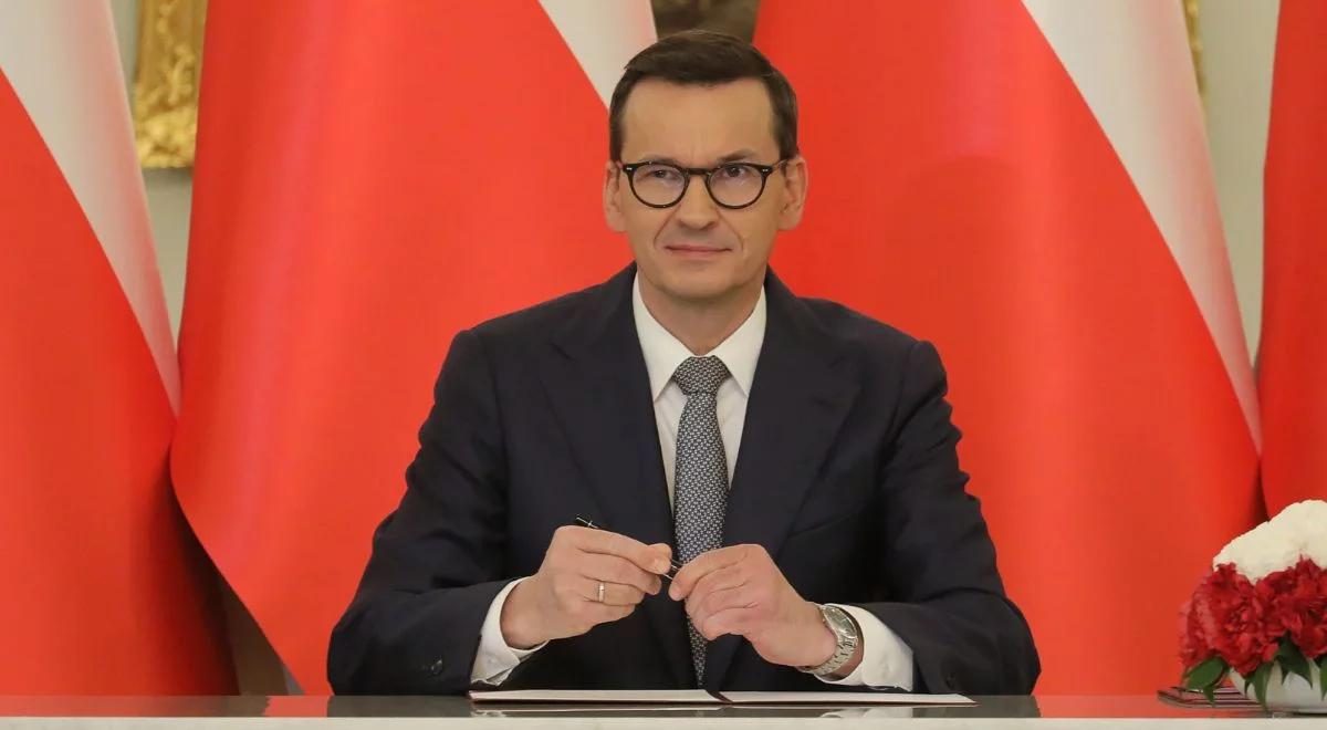 Premier Morawiecki zapowiada kolejne projekty ustaw. "Będziemy intensywnie pracować w najbliższych dwóch tygodniach"