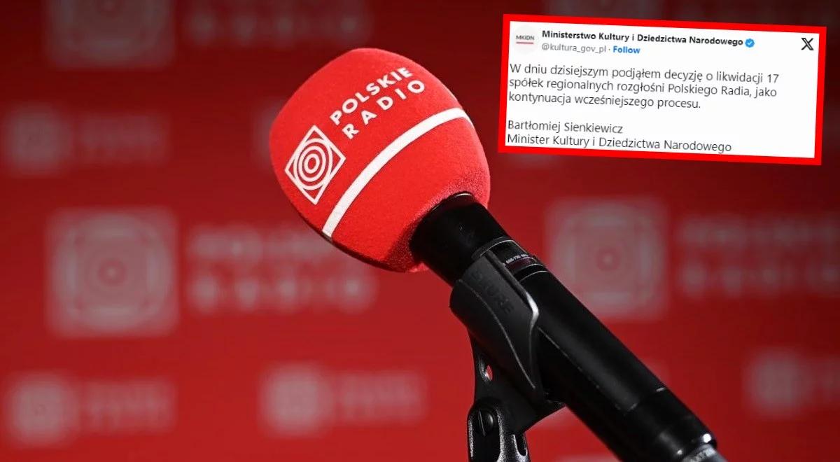 Szef MKiDN: podjąłem decyzję o likwidacji 17 spółek regionalnych rozgłośni Polskiego Radia
