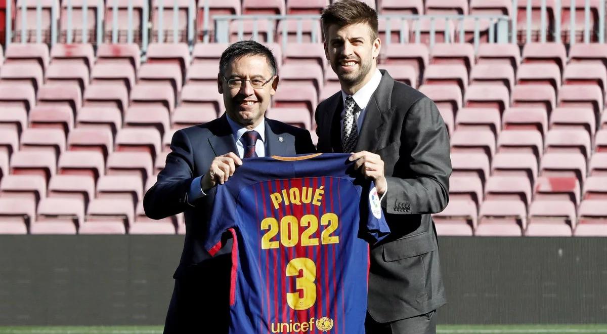 Primera Division: Gerard Pique oficjalnie przedłużył kontrakt z Barceloną. Umowa obowiązuje do 2022 roku