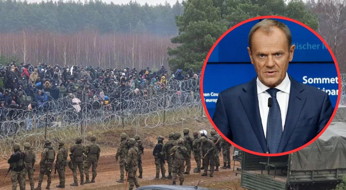 Tusk straszy atakiem migrantów. Brudziński: wyborcy PO muszą dziś mieć "kisiel w głowach"