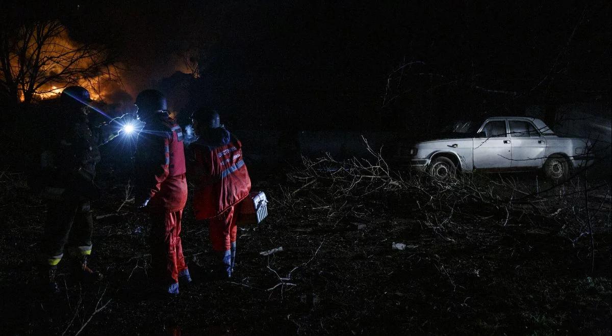 Rosyjski atak rakietowy na Kijów. Ponad 20 osób poszkodowanych, doniesienia o pożarach