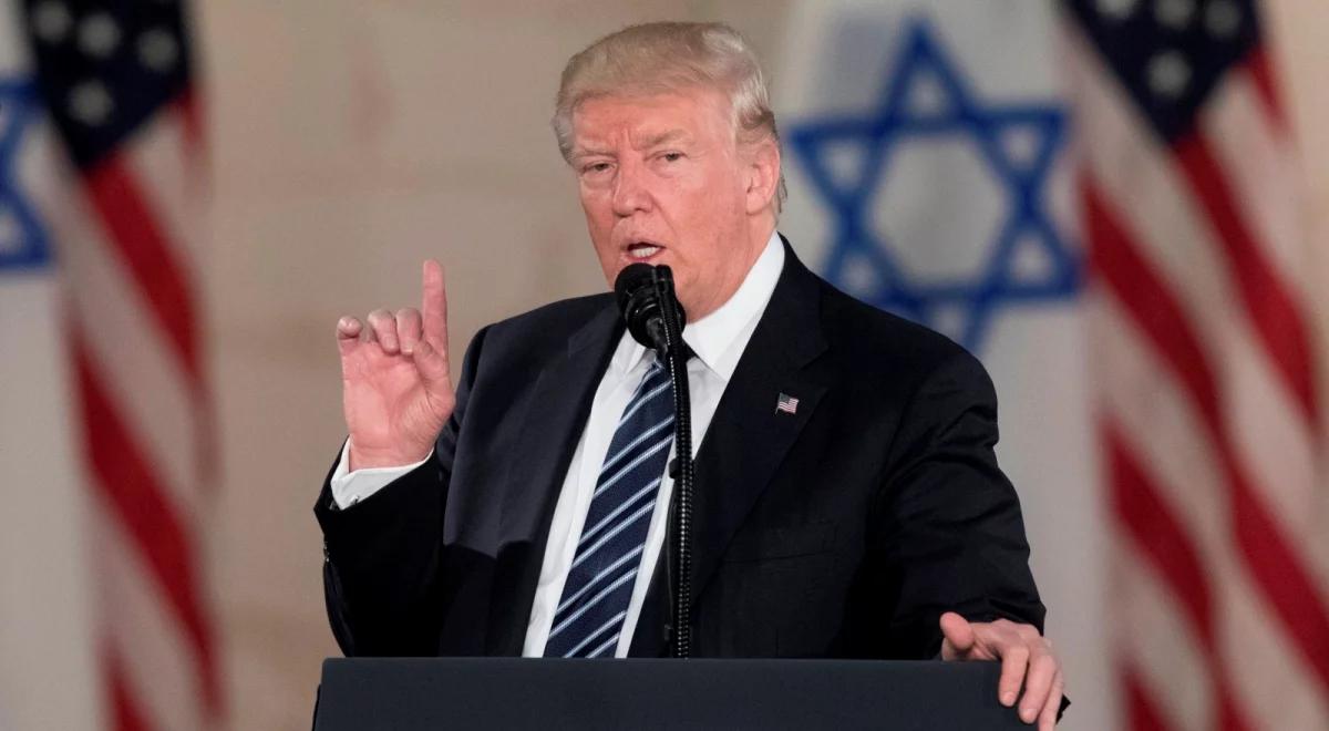 Trump wzywa Izrael i Palestyńczyków do "trudnych decyzji"