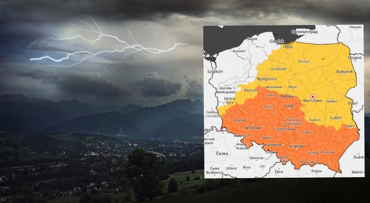 Pogoda: burze, ulewy i niskie temperatury. Większość województw objętych ostrzeżeniami IMGW