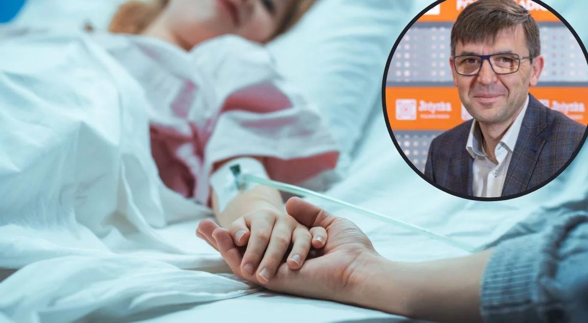 Więcej dzieci hospitalizowanych z powodu RSV. Prof. Kuchar: chorzy łatwo się odwadniają i nie mogą jeść