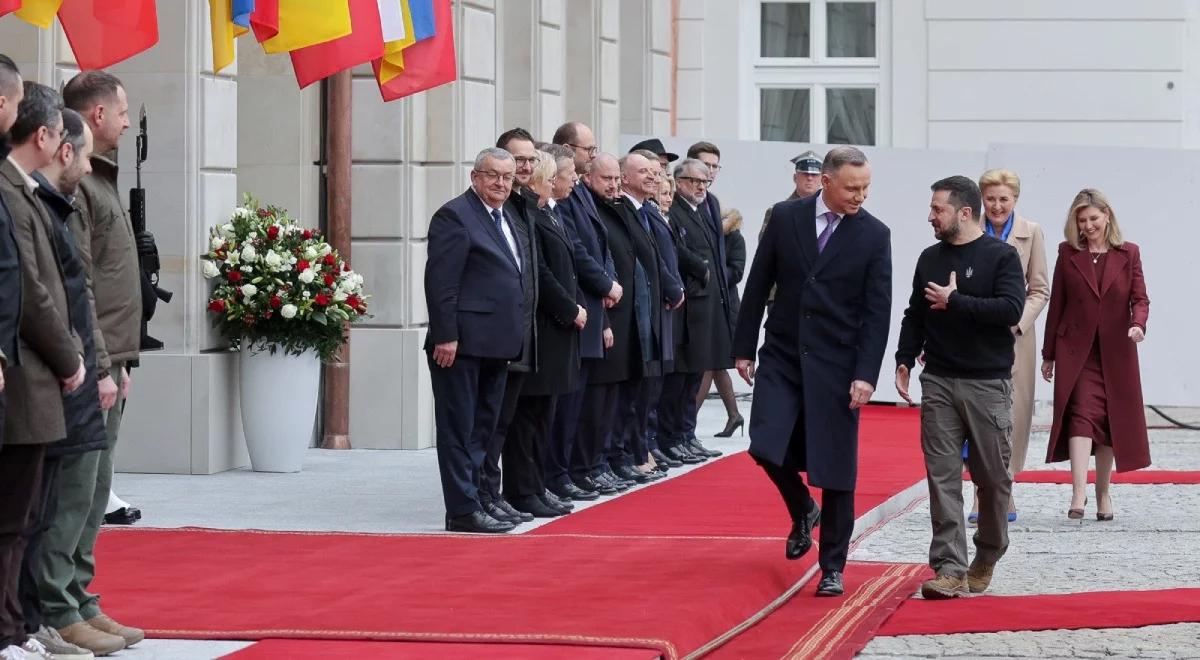 "Spojrzenie na Wschód". Wizyta prezydenta Wołodymyra Zełenskiego w Warszawie