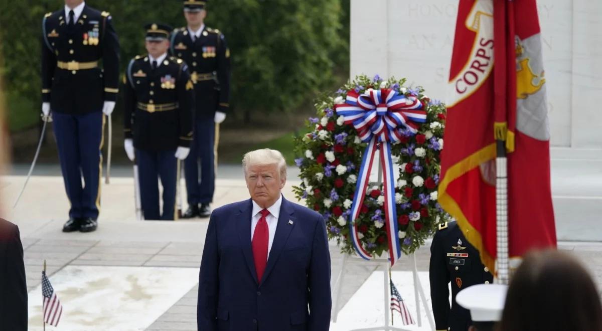 Trump oddał hołd poległym Amerykanom. Dzień Pamięci w cieniu koronawirusa