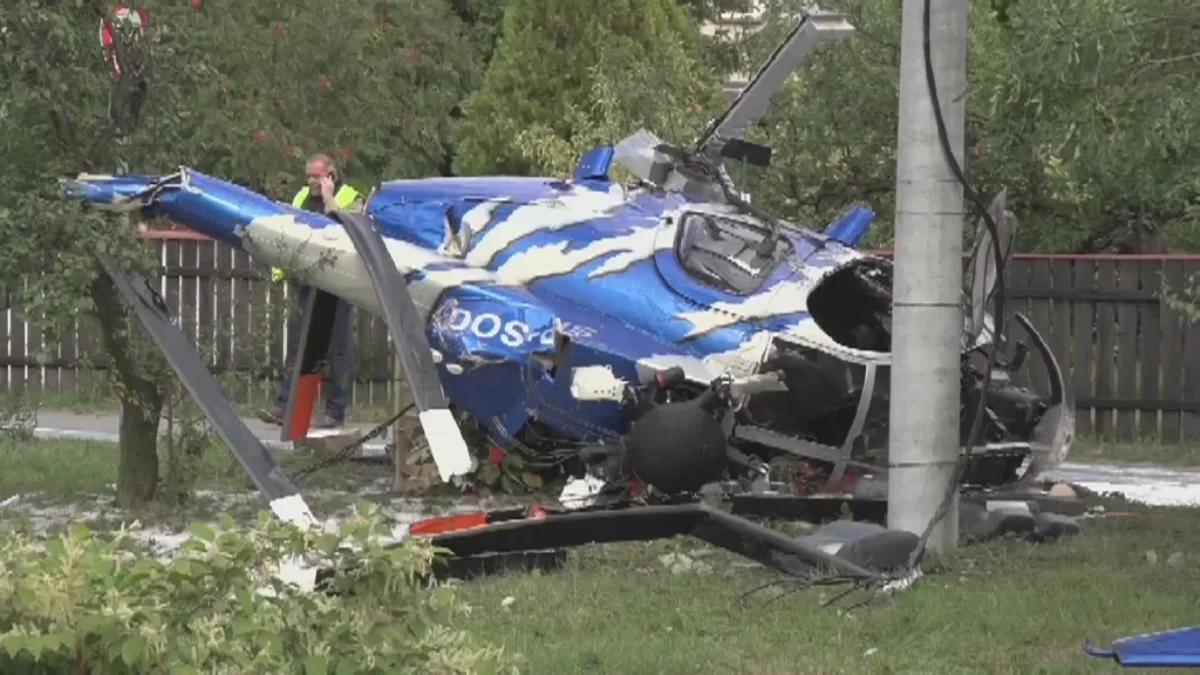 Wypadek śmigłowca na Dolnym Śląsku. Są ranni