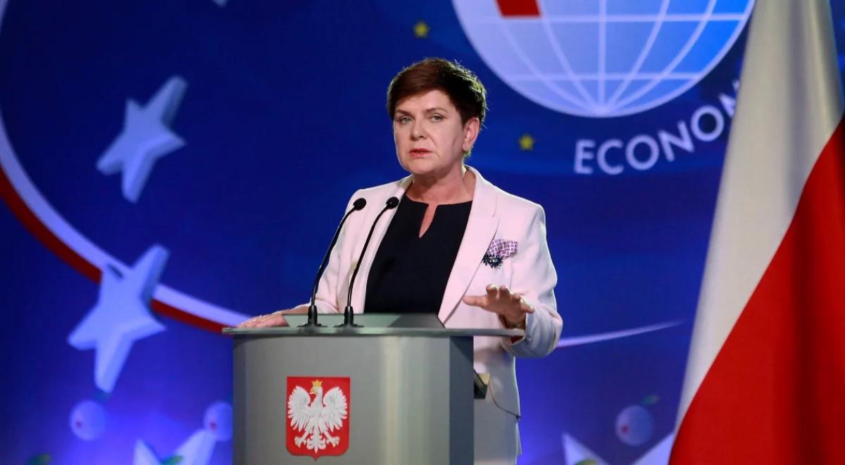 Beata Szydło: trzeba mieć odwagę rozmawiać o reformach UE