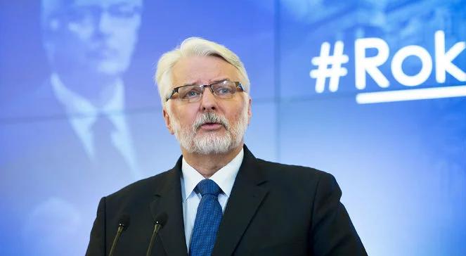 Expose ministra Waszczykowskiego