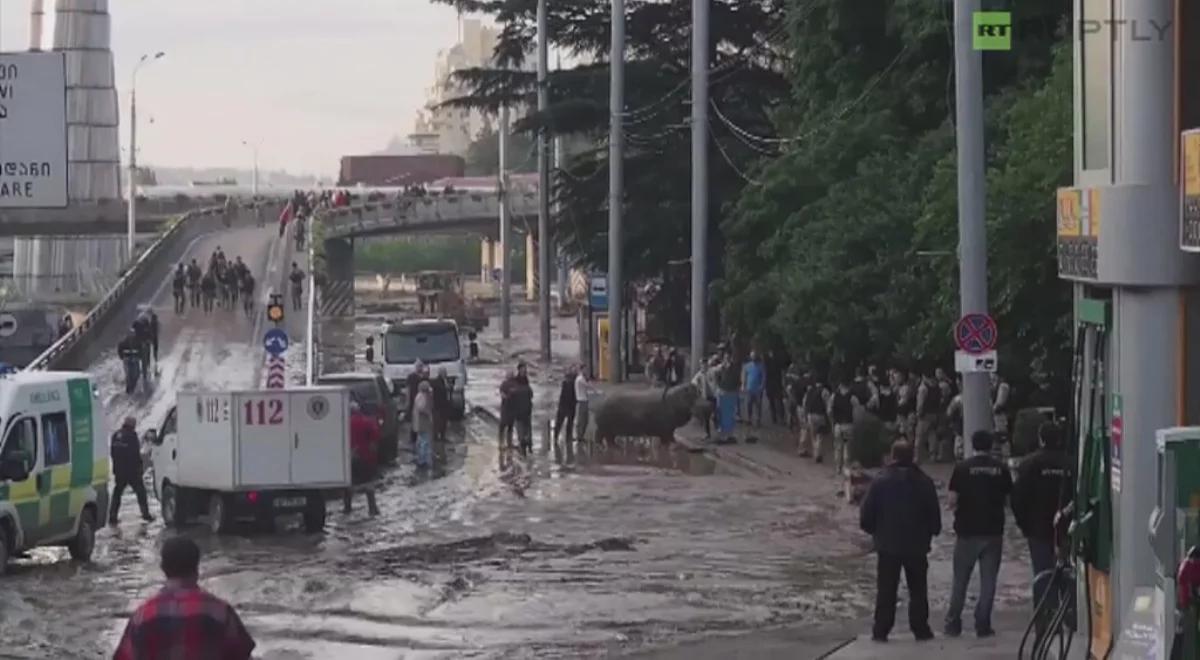 Tygrys zabił mężczyznę w Tbilisi. Zwierzę uciekło z zoo w czasie powodzi