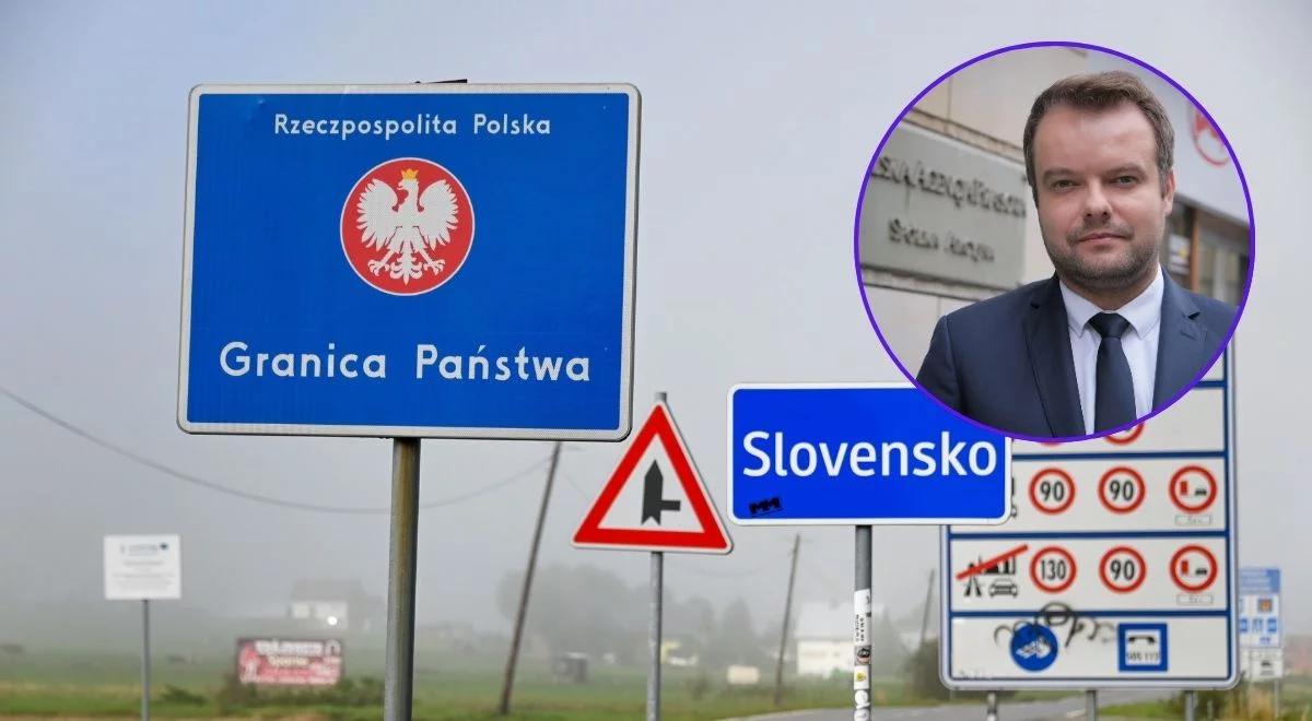 Kontrole na granicy ze Słowacją. Bochenek: mają zapobiec napływowi nielegalnych migrantów