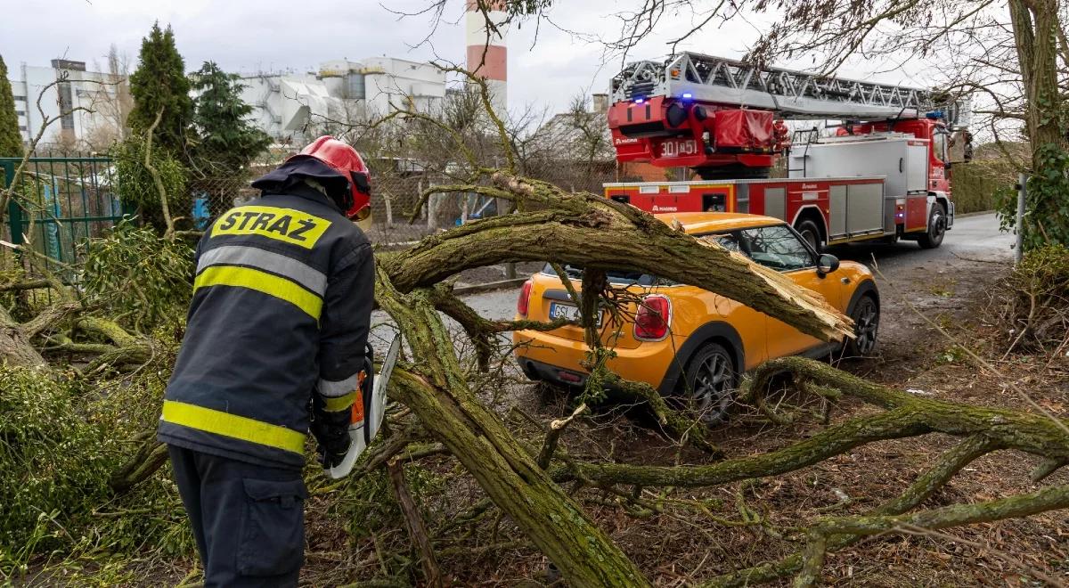 "Blisko 119 tys. gospodarstw bez prądu". RCB o podsumowuje skutki wichur nad Polską