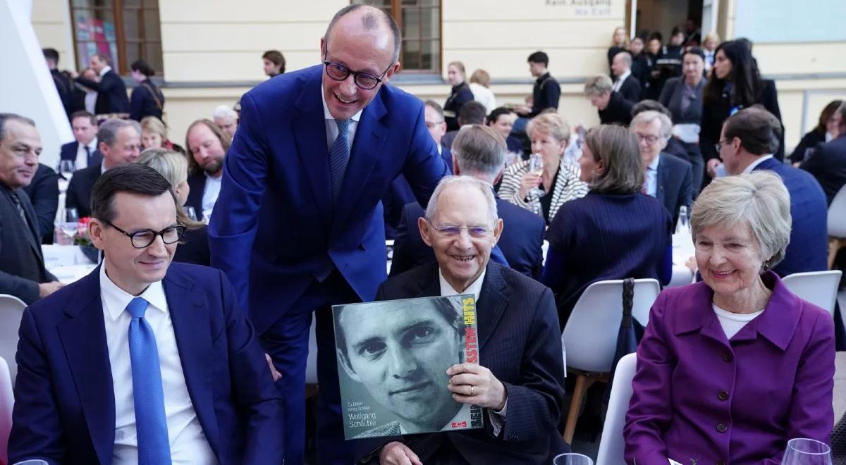 "Bez wolnej Polski nie byłoby zjednoczonych Niemiec". 50-lecie pracy w Bundestagu Wolfganga Schäublego