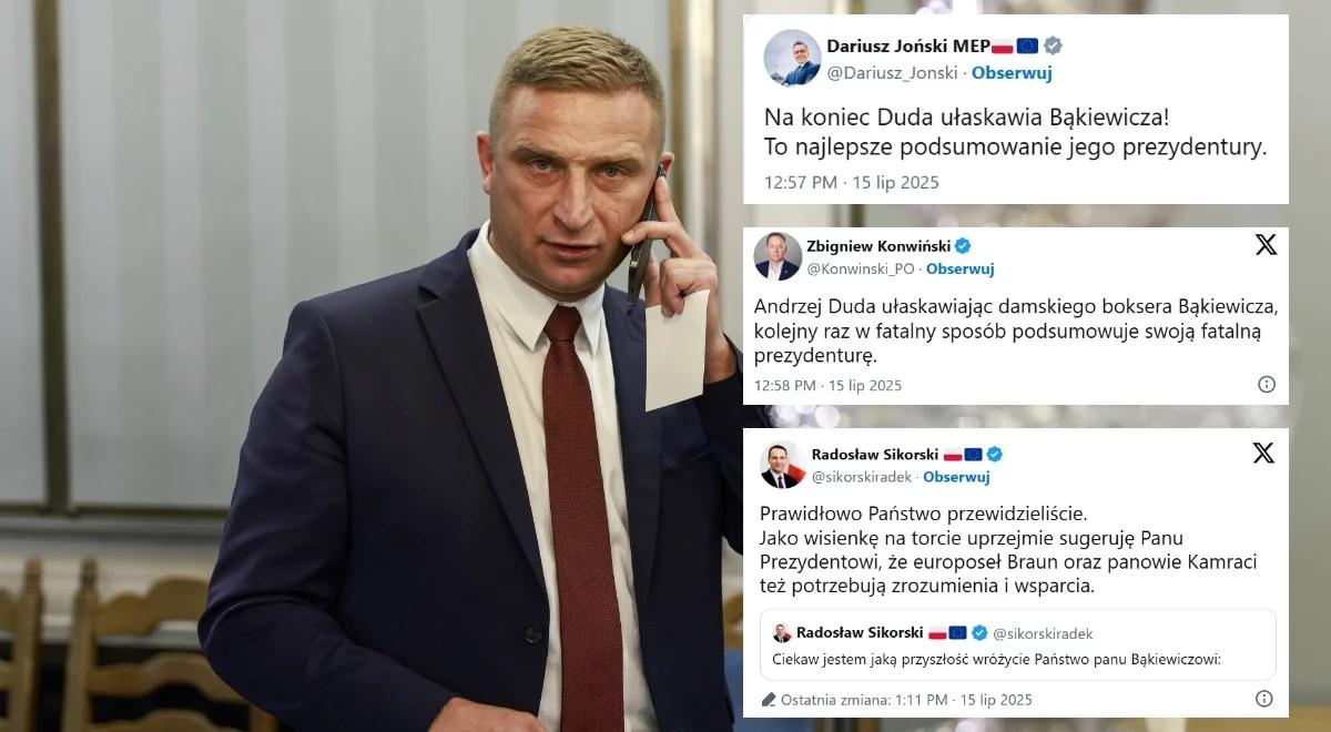 Burza w internecie po ułaskawieniu Bąkiewicza. "Podsumowanie tej prezydentury"