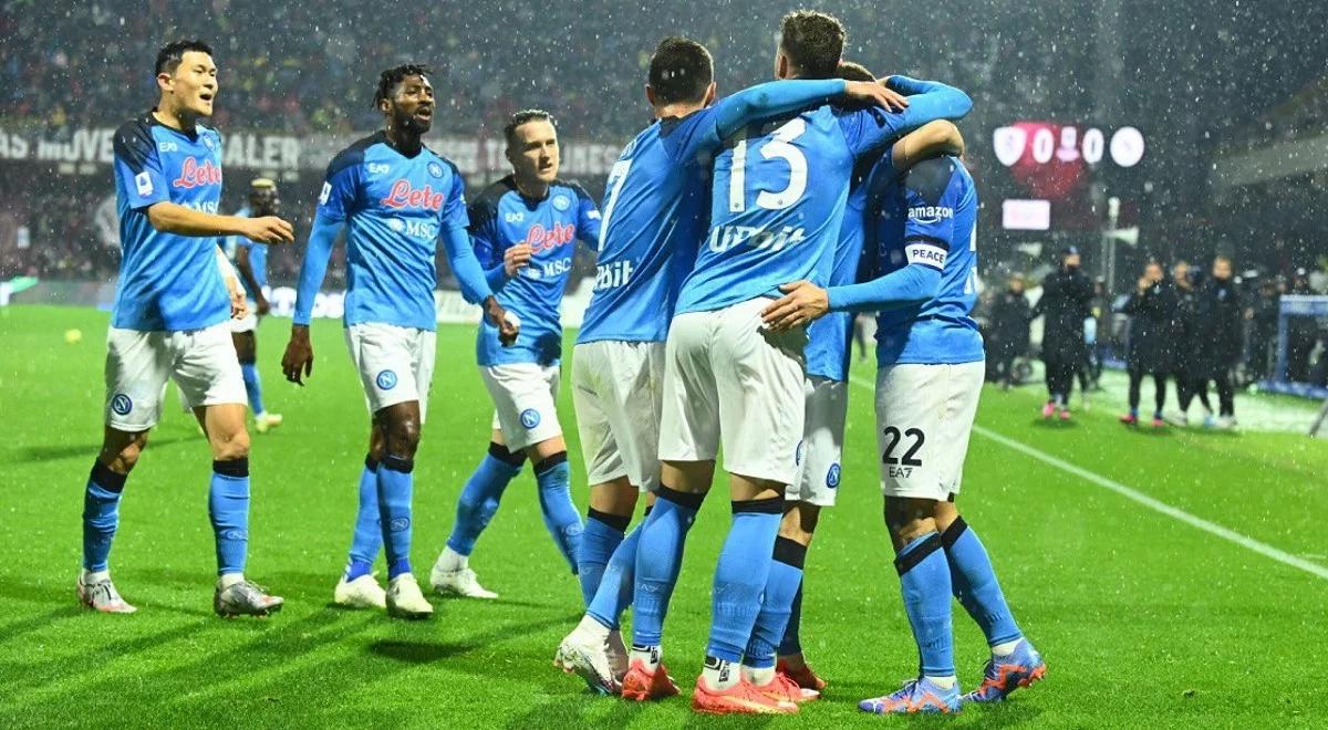 Serie A: Napoli lepsze od Salernitany w "polskim" meczu. Lider powiększa przewagę