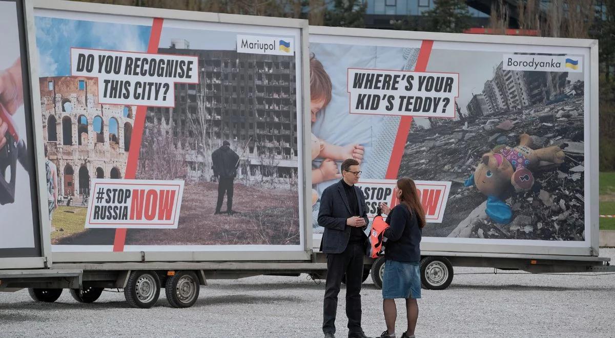 "Apel do sumień Zachodu". Premier Ukrainy dziękuje Mateuszowi Morawieckiemu za akcję "Stop Russia now!"