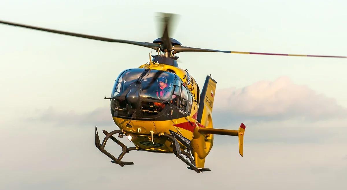 Niebezpieczna sytuacja na A4. Helikopter kręcił się wokół własnej osi przy próbie lądowania