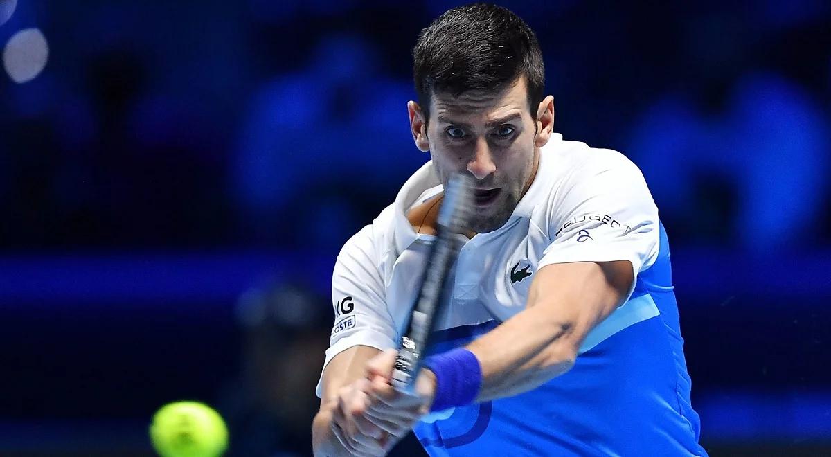 ATP Finals: Djokovic zaczyna turniej od zwycięstwa. Koncert Serba w drugim secie