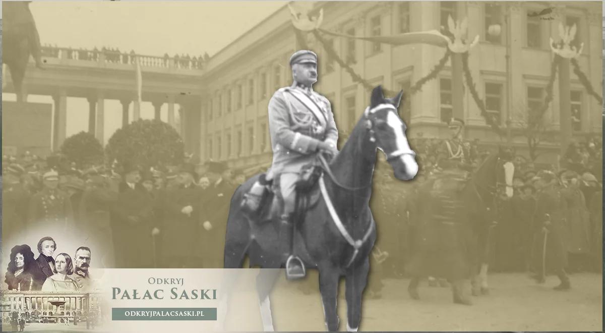 Pałac Saski - tu pracował i... pomieszkiwał Piłsudski 