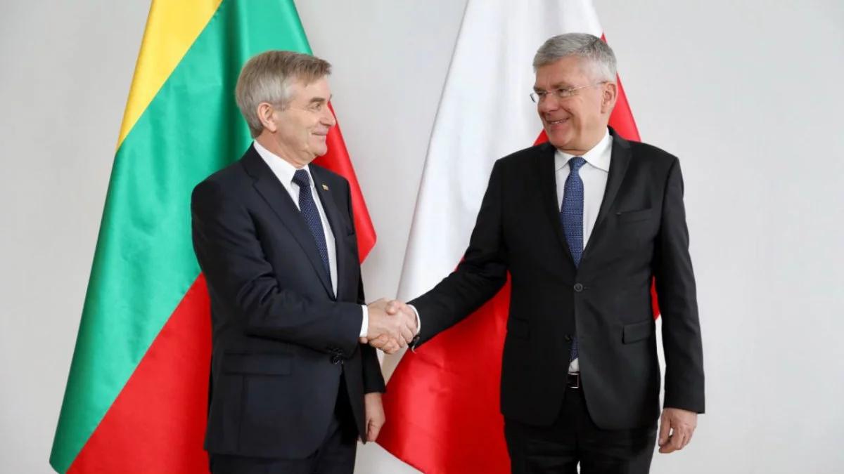 Przewodniczący Sejmu Litwy w Polsce. "Polska i Litwa muszą odrodzić swoje stosunki"