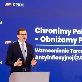 "Pomoże polskim rodzinom w walce ze wzrostem cen". Premier o Tarczy Antyinflacyjnej 2.0