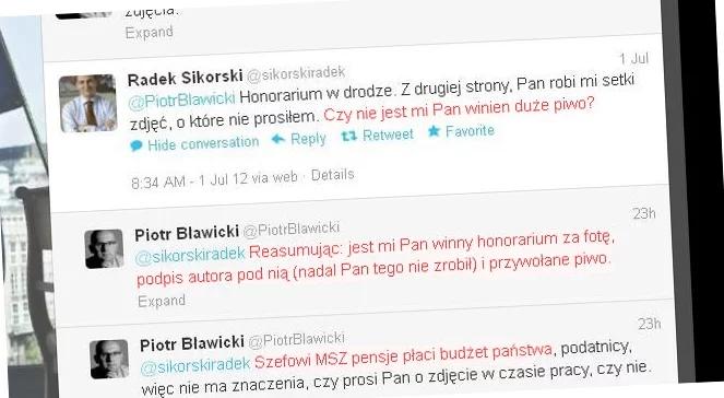 Awantura o zdjęcie modelki. Sikorski złamał prawo?