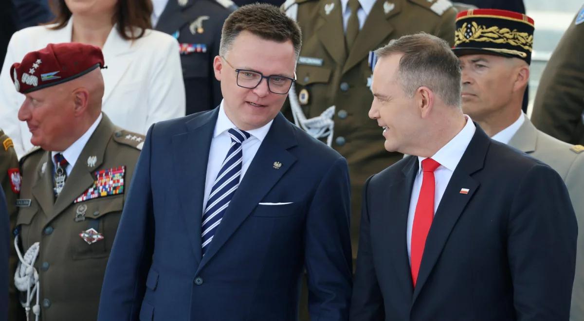 Nawrocki chce poprzeć Hołownię. "Warto wspierać Polaków"