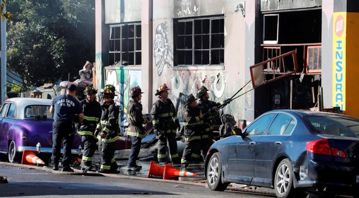 USA: tragiczny pożar magazynu w Oakland. Rośnie liczba ofiar
