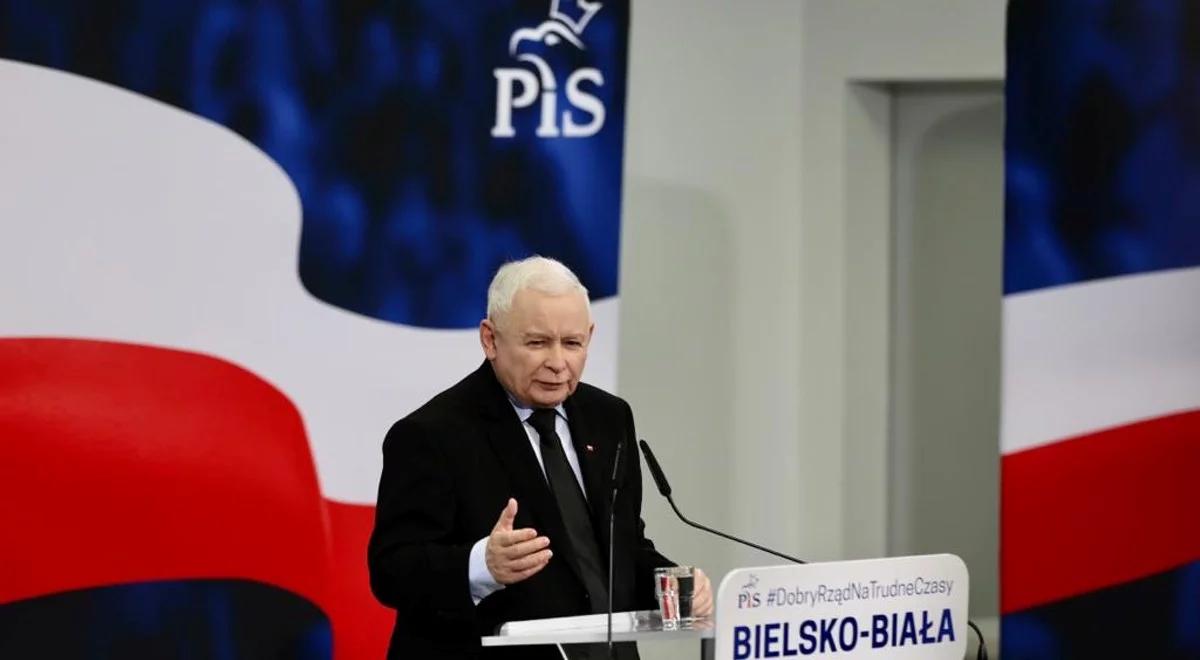 Prezes PiS Jarosław Kaczyński: przezwyciężyliśmy bardzo ciężką chorobę, jaką jest bezrobocie