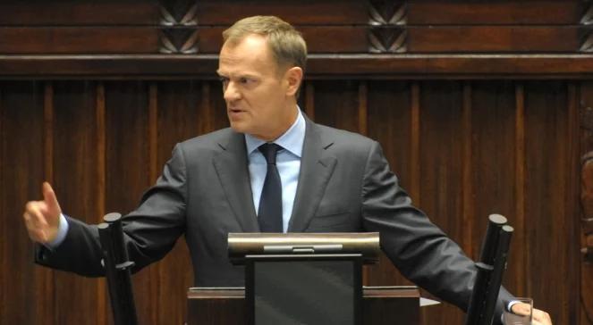 Tusk broni w Sejmie szefowej MEN przed dymisją