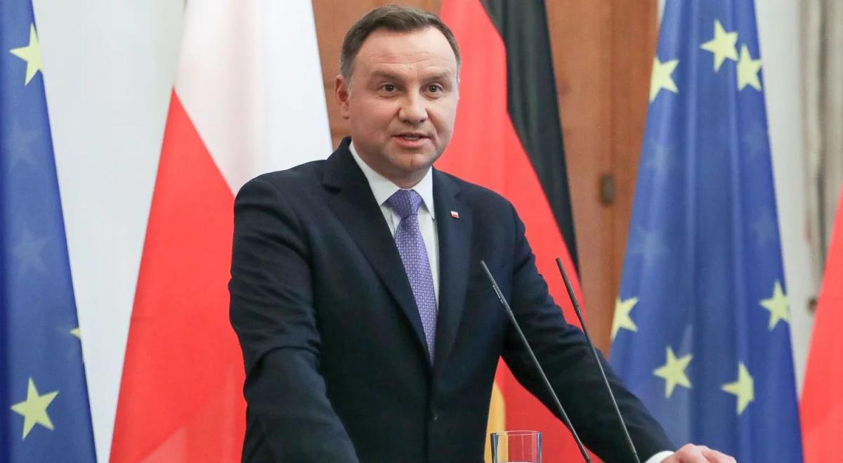 Prezydent Andrzej Duda dla "Bilda": reparacje to kwestia moralności